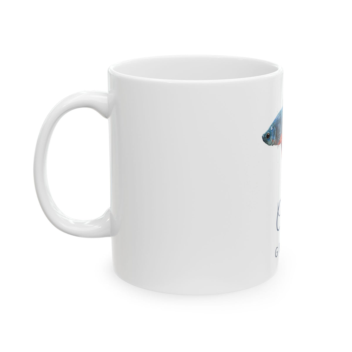 Custom Pet Portrait Mug — Personalized Painted Portrait from Your Photo