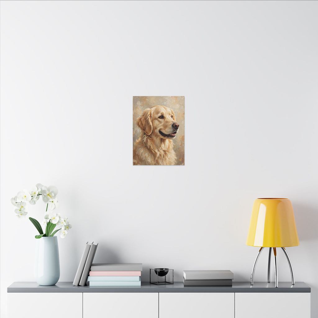 Custom Pet Portrait Canvas — Personalized Painted Portrait Wall Art from Your Photo
