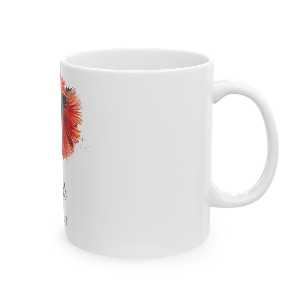 Custom Pet Portrait Mug — Personalized Painted Portrait from Your Photo