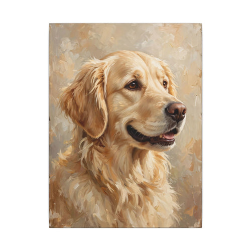 Custom Pet Portrait Canvas — Personalized Painted Portrait Wall Art from Your Photo