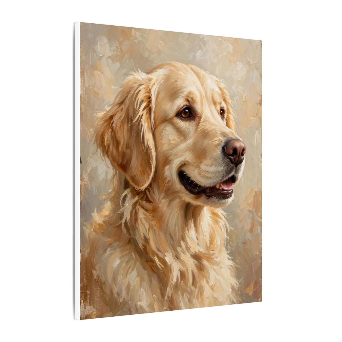 Custom Pet Portrait Canvas — Personalized Painted Portrait Wall Art from Your Photo
