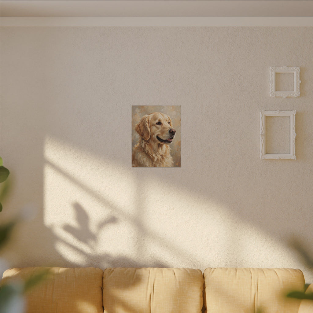 Custom Pet Portrait Canvas — Personalized Painted Portrait Wall Art from Your Photo