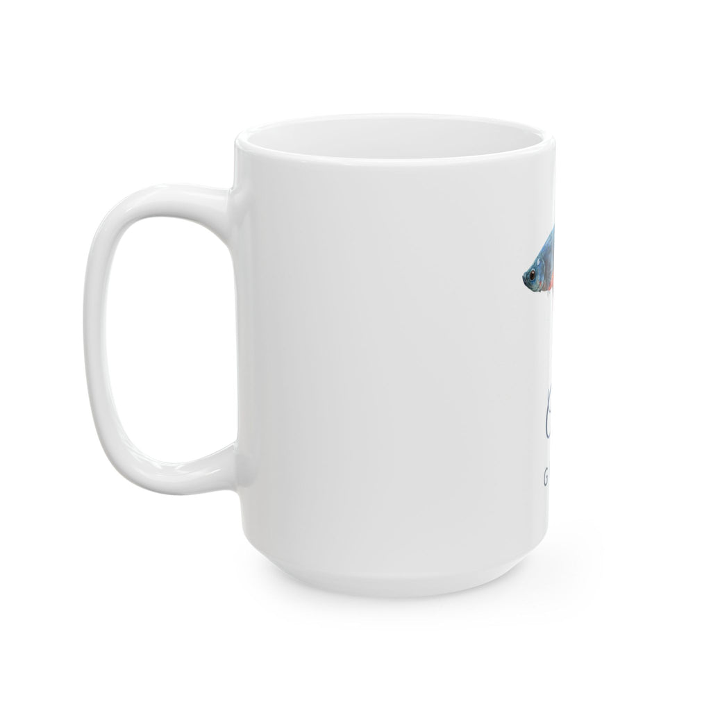 Custom Pet Portrait Mug — Personalized Painted Portrait from Your Photo
