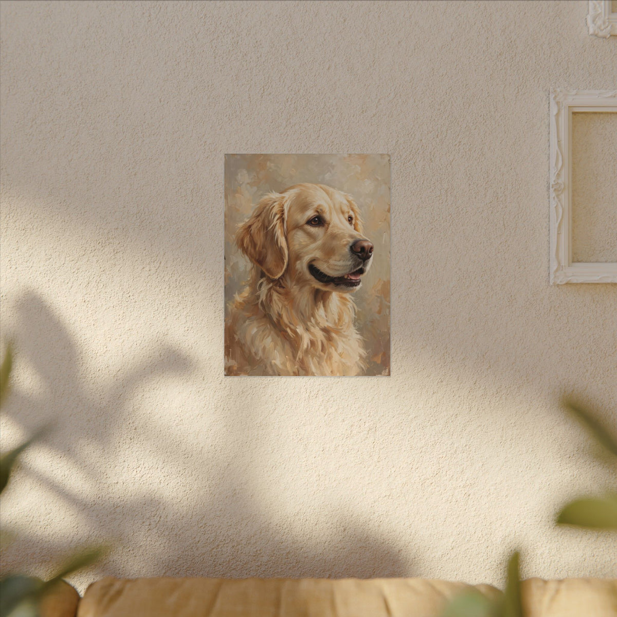 Custom Pet Portrait Canvas — Personalized Painted Portrait Wall Art from Your Photo