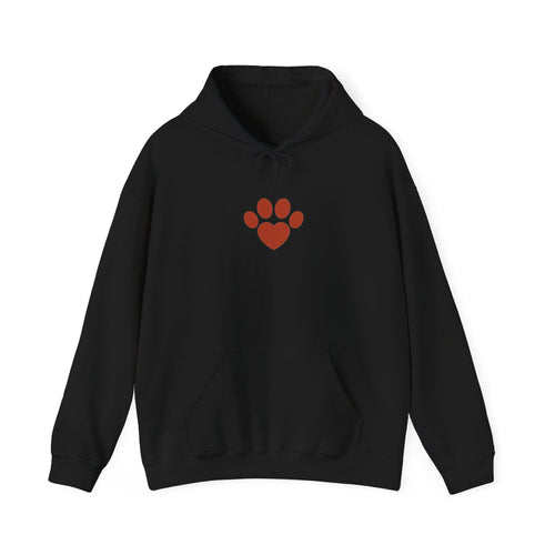 Paw & Heart Pet Lover Hoodie — Gildan Heavy Blend Pullover