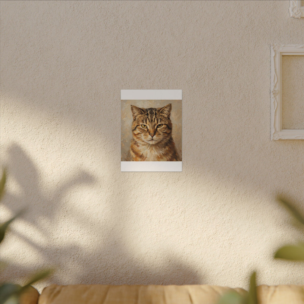 Custom Pet Portrait Canvas — Personalized Painted Portrait Wall Art from Your Photo